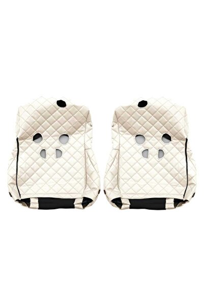 F-CORE Ventilated seat cover set Mercedes MP4-MP5 Euro 6 cream 2016-2025