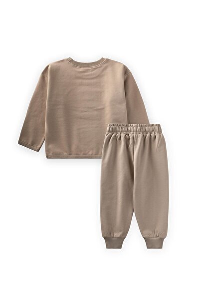 Cigit Sweatshirt Set 1-5 Years Old S Mink