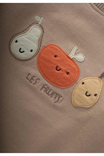 Cigit Sweatshirt Set 1-5 Years Old S Mink