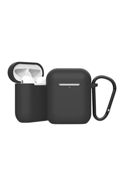 Yazmak غطاء سيليكون مرن متوافق مع AirPods 1/2 - أسود