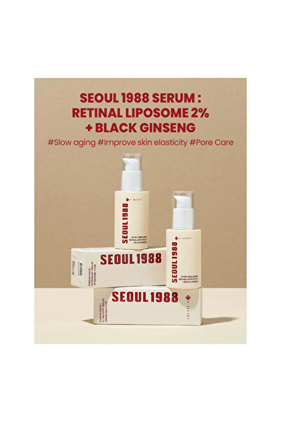 SEOUL ONTARIO Seoul 1988 Dark Spot Serum with 2% Retinal and Black Ginseng - 30 ml - K-Secret