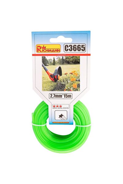 JollyMag Ανταλλακτικό νήμα για χλοοκοπτικά, χορτοκοπτικά, τύπου αστεριού, 2,7...