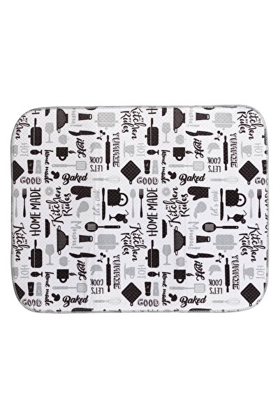 SHOPIENS Dish Drying Mat (Cook Model) 50x39 cm, Multicolor