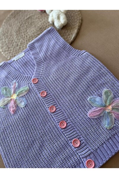 EM&FA TEKSTİL Papatya Model Selanik Knitted Girl's Vest