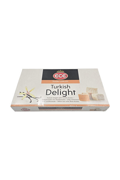 Ece Turkish Delight Original (Rahat Turcesc) 400 gr, Vegan, Sade lokum, Made in Turkiye,
