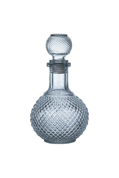 OEM Liqueur Bottle, Round, Diamond Pattern, 500ml, Transparent - MYONNA IT & E-COMMERCE