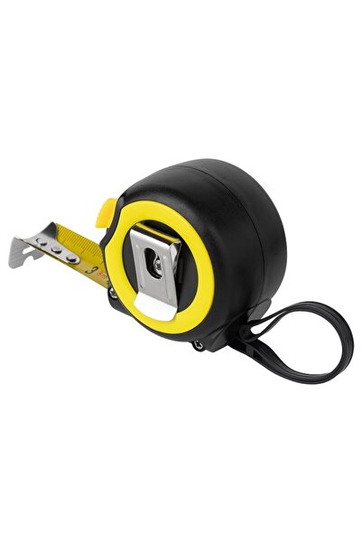 Rebel Metal tape measure 25 mm, 5 meters, lacquered steel, without measuring hook, Reber Tools