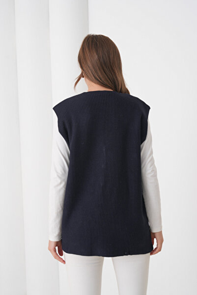 New Lamierra Жіночий трикотажний жилет з вовняною підкладкою