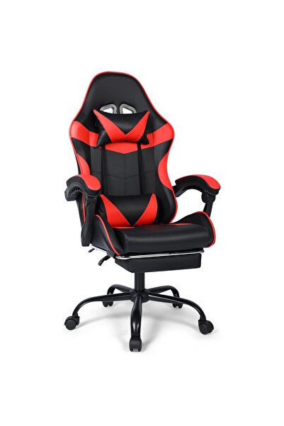 Aralifes Game chair, adjustable seat height ergonomic lounge chair with foot pedals