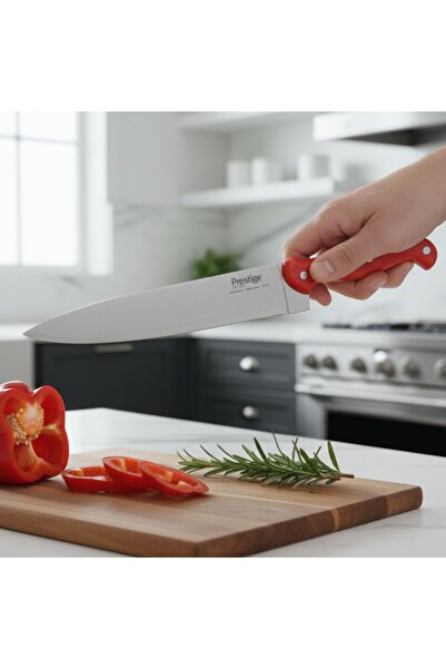 Prestige Professional Butcher Knife 10 inch - Red | Carving Slicing Meat Knife | PR49349
