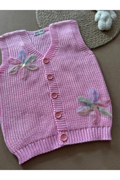 EM&FA TEKSTİL Papatya Model Selanik Knitted Girl's Vest