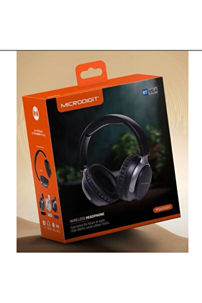 Microdigit سماعات رأس لاسلكية - بلوتوث V5.4 - صوت عالي الدقة (MS651WH)