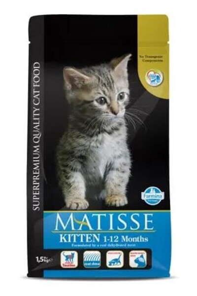 Matisse Kitten Yavru ve Emziren Kediler İçin Kuru Mama 1,5 kg