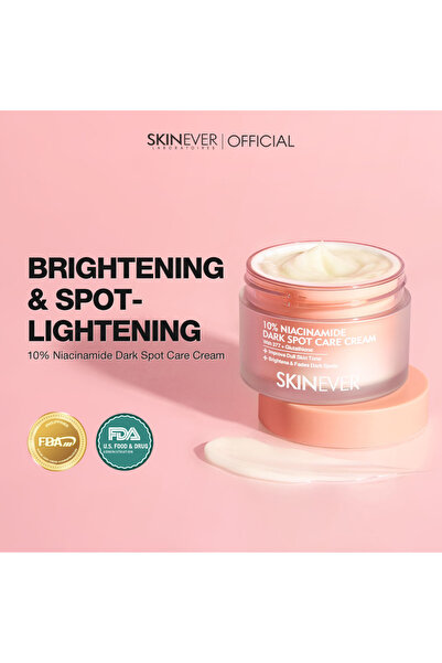 SKINEVER 10% Niacinamide Dark Spot Care Cream–Brightening, Pore Refining & Oil Control Moisturizer