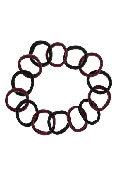 SHOPIENS Set elastice de păr Frotte, 14 bucăți, negru și bordeaux