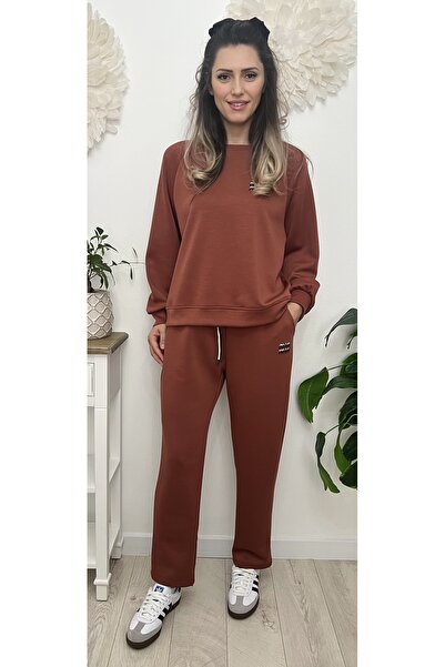 styleFlex Women's elastic viscose tracksuit with applied stones