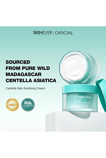 SKINEVER Centella Soothing Cream – Calming & Moisturizing Cica Cream for Sensitive Skin