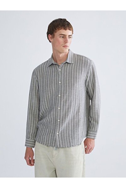 LC Waikiki Cămașă pentru bărbați XSIDE Regular Fit cu dungi