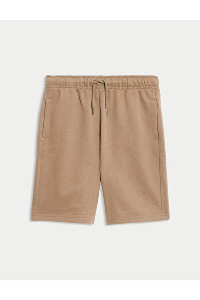 Marks & Spencer Pamuk Karışımlı Elastik Bel Şort (6–16 Yaş)