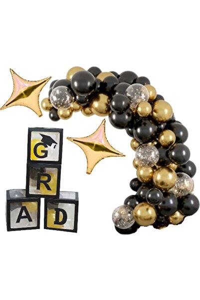 VERSAGO Set of 125 Balloons and Accessories for Graduation ®VERSAGO