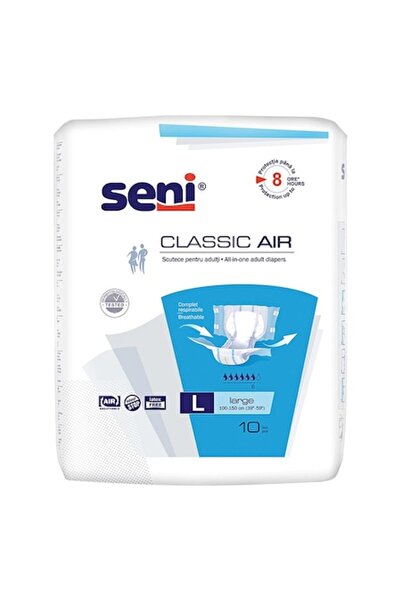 Seni Set 2 x 10 scutece Classic Air pentru adulți, L