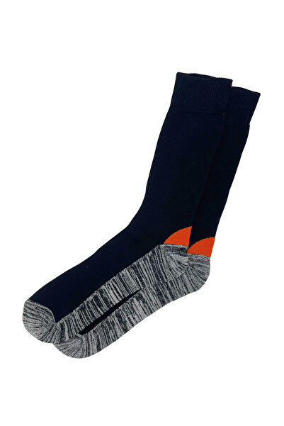 FENRA STUDIO 2-Pack Men's Warm Inside-Filled Towel-Like Thick Cotton Orange H...