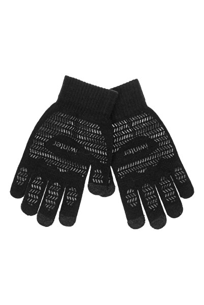 MYONNA IT & E- COMMERCE MYONNA Knitted Winter Touchscreen Gloves, Black, 1 Pair