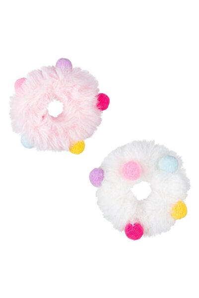 ANTBRO Set Elastice de Par, Magicool, Multicolor, Pompon, 2 Bucati