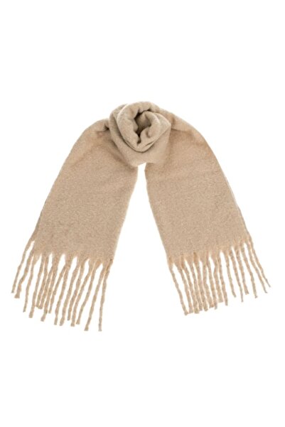 MYONNA IT & E- COMMERCE MYONNA Scarf - Camel, Long Fringes, 185x48 cm, Polyester