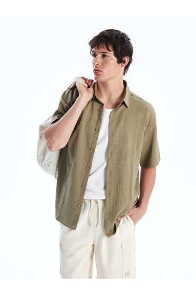 LC Waikiki Ανδρικό κοντομάνικο πουκάμισο XSIDE Comfortable Fit