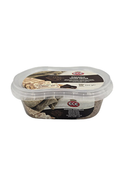 Ece Authentic Turkish sesame halva, with cocoa, 350 gr,