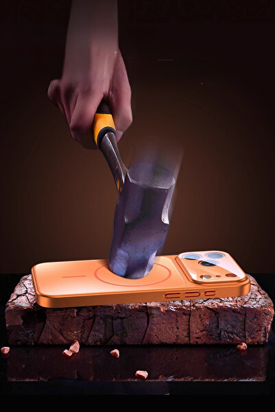 WANNA PROTECT iPhone 14 Pro Max Uyumlu 17 Pro Max Görünümlü Çevirici Kamera Koruma Magsafe Şarj Telefon Kılıfı