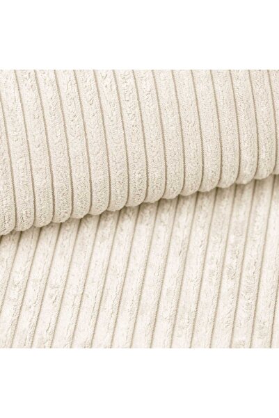TUSI FABRICS Stofa tapiterie canapele, Corduroy, POSO, 100 x 140 cm, Bej, 1 metru liniar