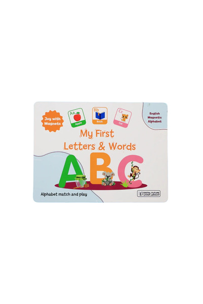 BOOKKIDS Fun educational bag with magnetic pieces - My letters and first words