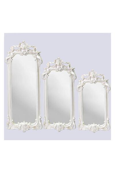 Magic Home Selim Dekor Royal 3'lü Ayna İnci