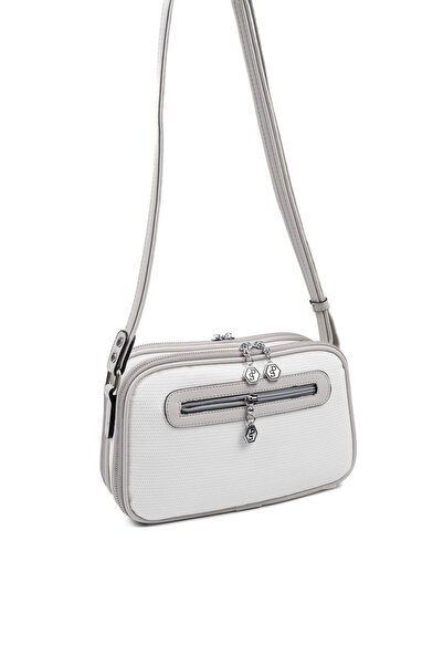 Silver Polo Geantă crossbody pentru femei 899