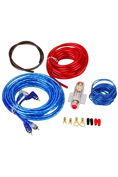 MOHAMED Subwoofer Cable Kit + Fuses 1000W