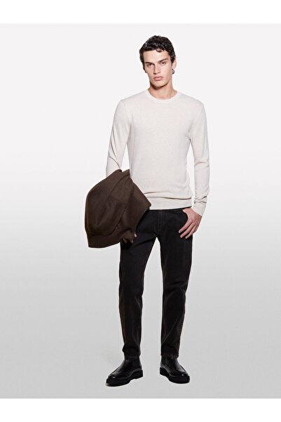 Sisley Men's Cashmere Blend Crew Neck Sweater 324A102Hs1B17-Sis90W