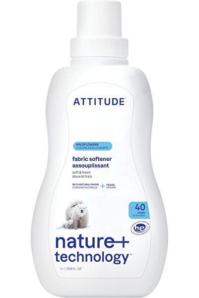 Attitude Nature+، منعم أقمشة مضاد للحساسية، برائحة الزهور البرية، 33.8 أونصة ...