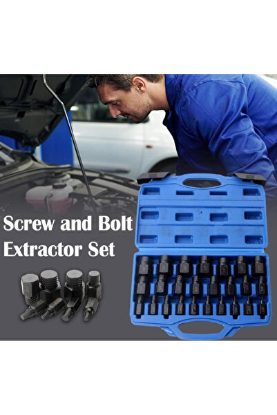 Jack 25-piece screw extractor kit Blue