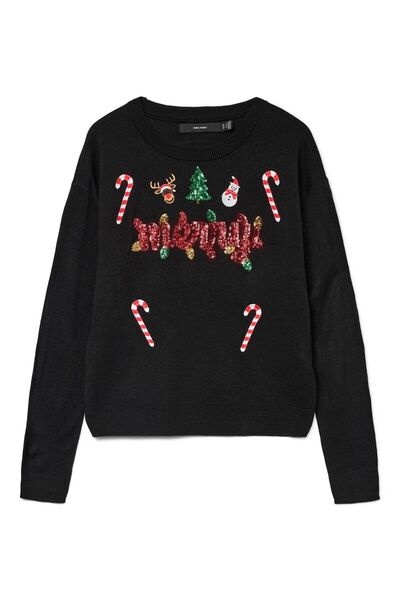 Vero Moda Strickpullover VMGLITTER Strickpullover