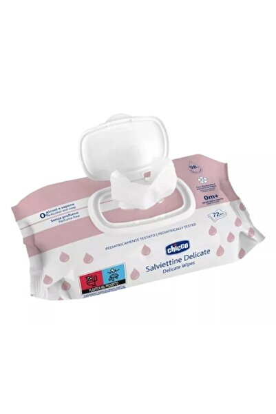 Chicco Gentle Wet Wipes Pack 6 x 72 pcs, Alcohol & Soap Free, 0+ months