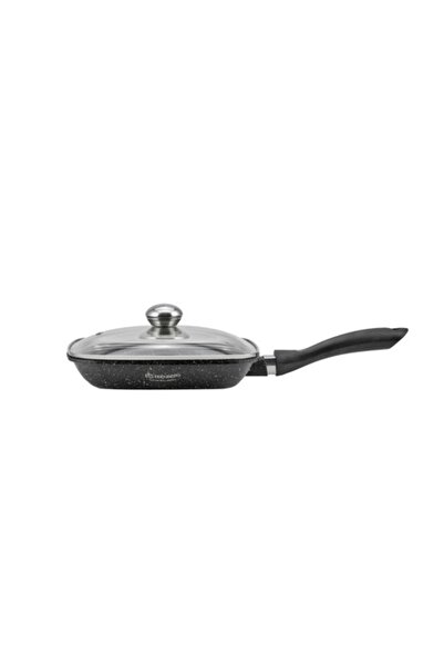 EDENBERG Tigaie grill cu capac de sticlă, 28 cm, EB-8137