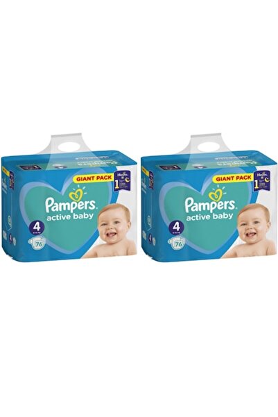 Pampers Scutece gigant noi mărimea 4 (7-14 kg), pachet 152 buc