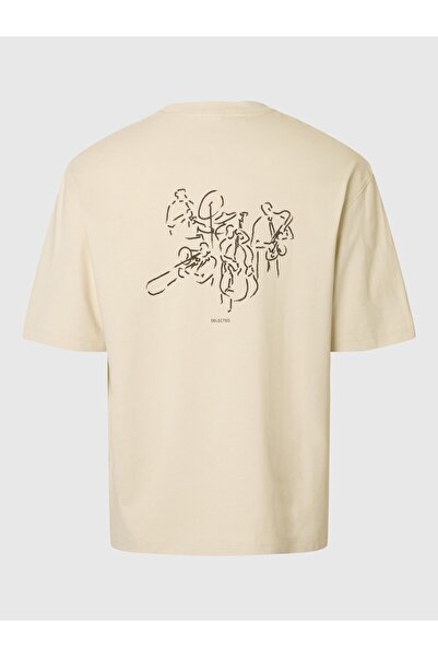 Selected Homme T-Shirt mit Rundhalsausschnitt Print