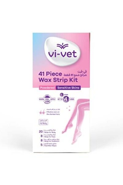 Veet Powder Wax Strips for Sensitive Skin - 41 Pieces