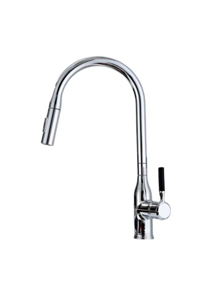 BiXXBi Baterie de bucătărie extractibilă Kitchen Pro, rotație la 360°, cartuș...