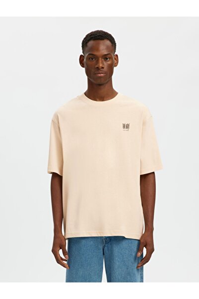 Selected Homme T-Shirt mit Rundhalsausschnitt Print