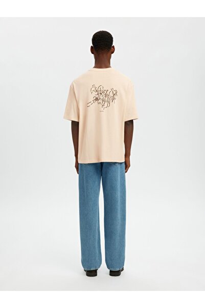 Selected Homme T-Shirt mit Rundhalsausschnitt Print