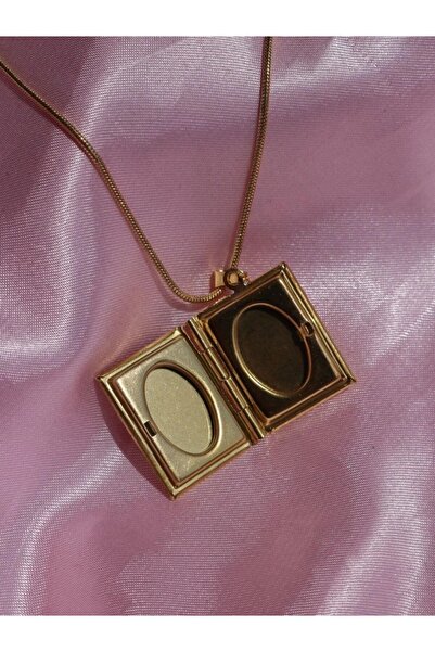 Reorah Collection Dear Book Necklace Steel